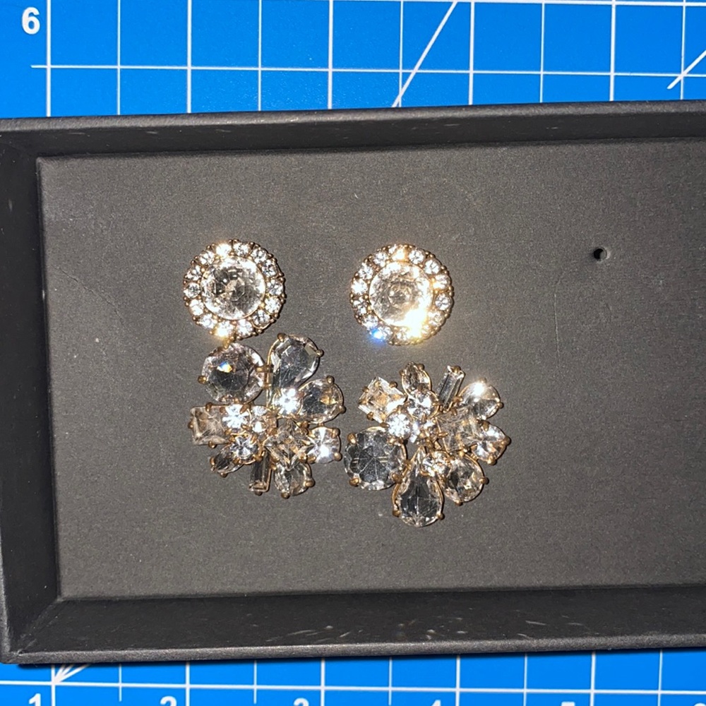 J. Crew statement earrings